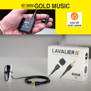 Mic RODE Lavalier II - micro thu âm tiện lợi cho người sáng tạo nội dung